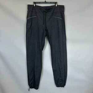 Active Life Gray Joggers Womens XL Drawstring Zipper Pocket Athleisure Pants